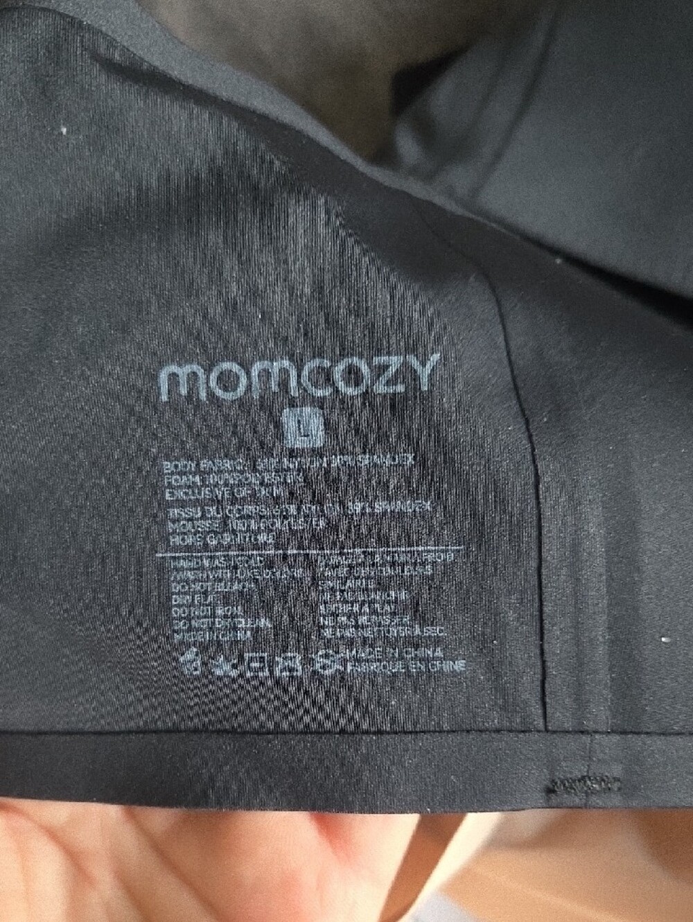 Momcozy Seamless Nursing Bras Black And Beige Size Large - Picture 6 of 7